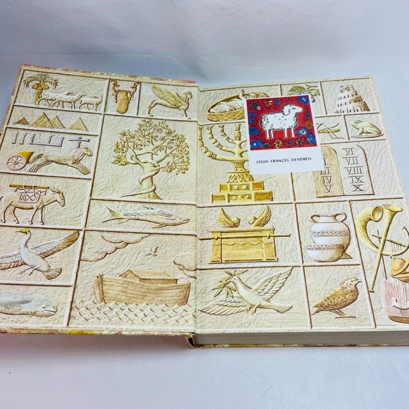 The Children's Bible Golden Press Illustrated Stories Vintage 1965 Hardcover - Picture 7 of 13